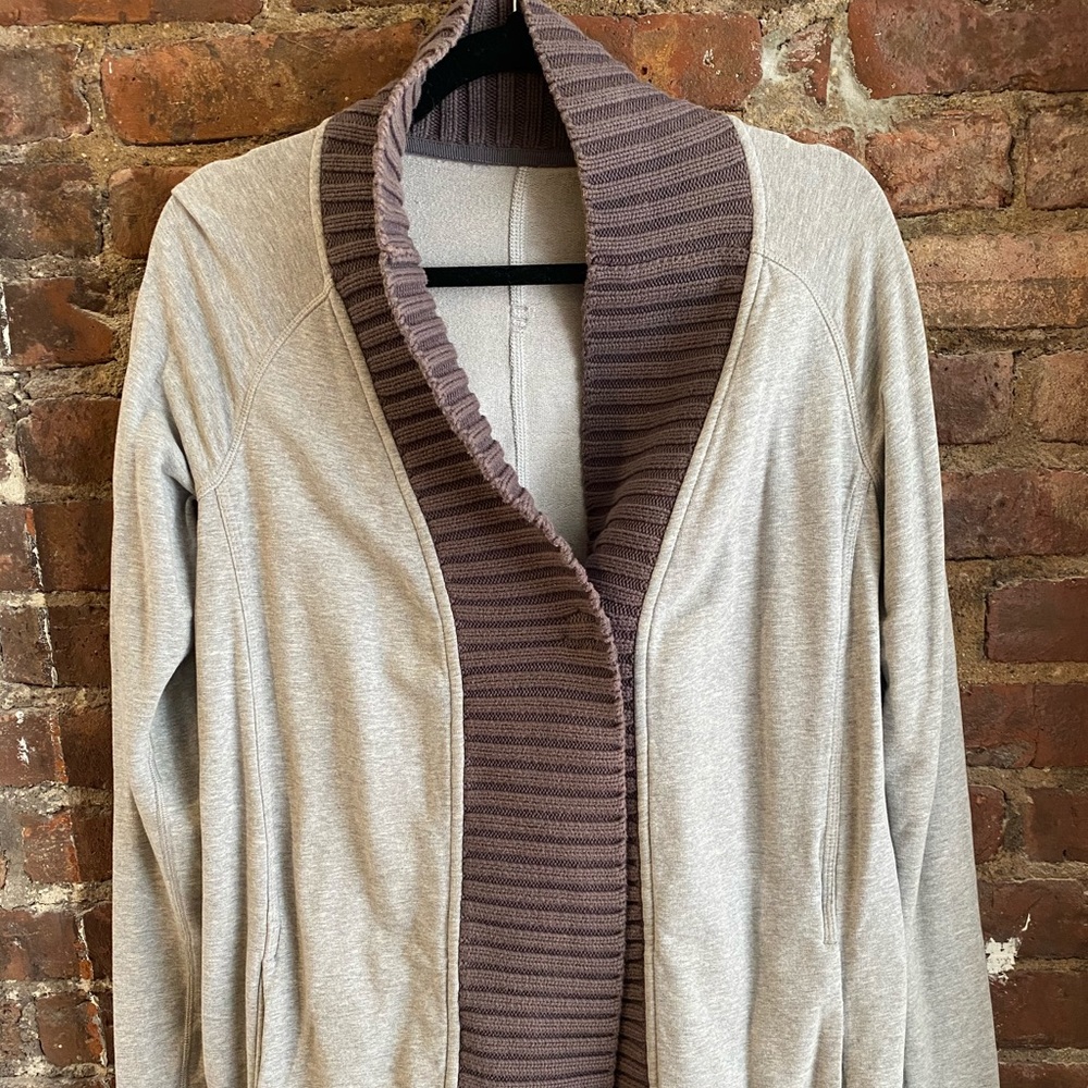 Gray Lululemon cowl neck sweater!